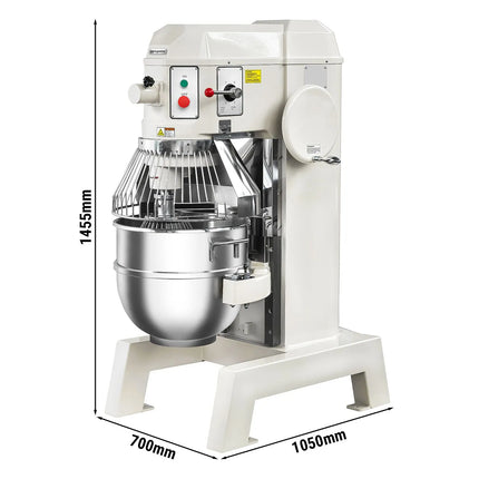 GGM Gastro Commercial Floor Standing Planetary Mixer  - 60L - 3kW - incl. 3 attachments