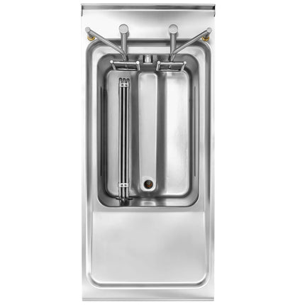 GGM Gastro Commercial Free Standing Electric Fryer - 22 litres - 22kW - Electronic control - with built-in oil filtration - with automatic basket lift