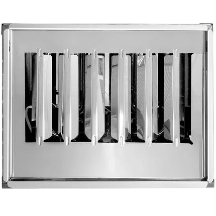 GGM Gastro Commercial Gas Chargrill - 10kW - Freestanding - 560mm Deep - 3 Burners - 1 Grill Grids - Polished - incl. Grill Grid, Baking Trays, Base Frame