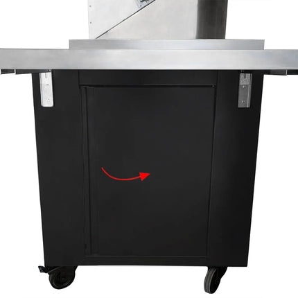 GGM Gastro Commercial Gas Chargrill - 22.5kW - Freestanding - 850mm Deep - Black