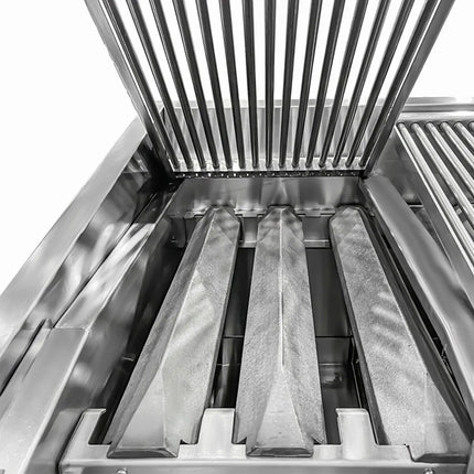 GGM Gastro Commercial Gas Chargrill - 25kW - 800mm - Freestanding - 900mm Deep - 6 Burners - 2 Grill Grids - Tilting Grill Grid