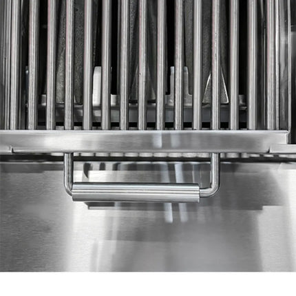 GGM Gastro Commercial Gas Chargrill - 25kW - 800mm - Freestanding - 900mm Deep - 6 Burners - 2 Grill Grids - Tilting Grill Grid