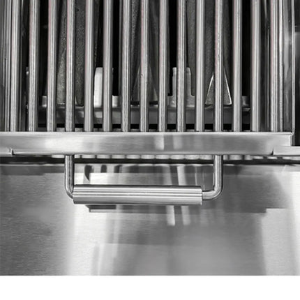 GGM Gastro Commercial Gas Chargrill - 25kW - Freestanding - 900mm Deep - 9 Burners - 4 Grill Grids - Tilting Grill Grid