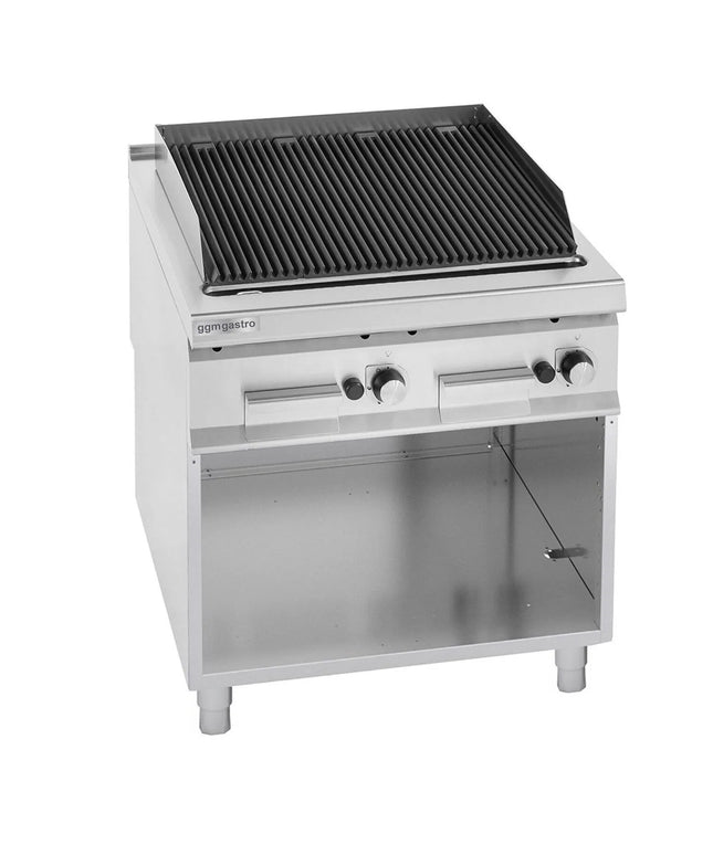 GGM Gastro Commercial Gas Chargrill Paolo 900 - 800mm - Freestanding - Cast-Iron Cooking Grids