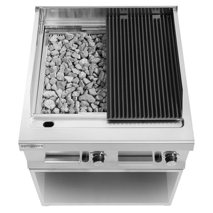 GGM Gastro Commercial Gas Chargrill Paolo 900 - 800mm - Freestanding - Cast-Iron Cooking Grids