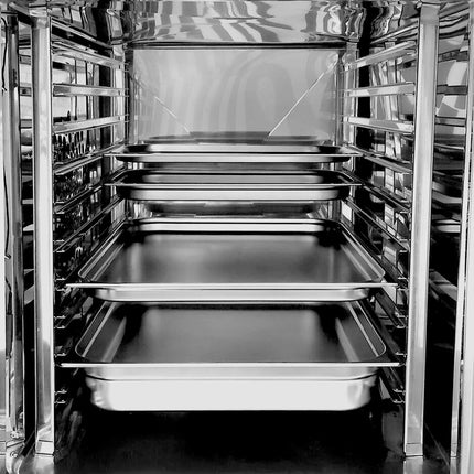 GGM Gastro Commercial Gas Combi Oven – Touch Control – 20 × GN 1/1 – with Automatic Cleaning System, Core Temperature Probe, Boiler, Rack