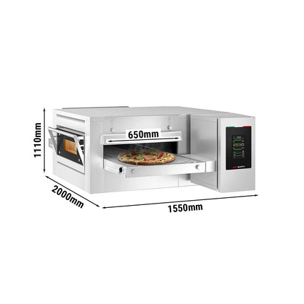 GGM Gastro Commercial Gas Conveyor Oven – 1550 × 2000 mm – Touch Control – 650 mm Belt Width