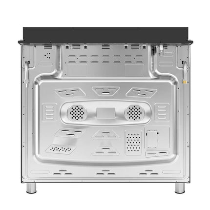 GGM Gastro Commercial Gas Cooker – 5 Burners (13.45 kW) – 900 mm – with Electric Oven (3.23 kW)