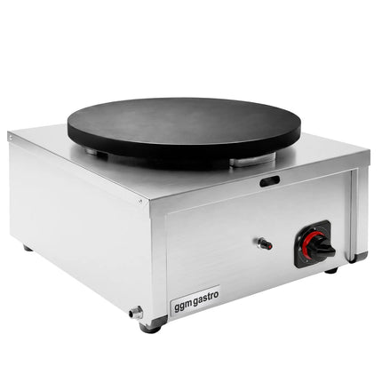 GGM Gastro Commercial Gas Crepe Maker - Thermostatic Control - Single - 400mm
