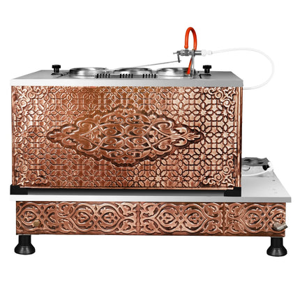 GGM Gastro Commercial Gas & Electric Copper Tea Urn - 870mm - 33 Litres