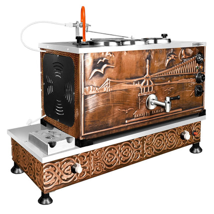 GGM Gastro Commercial Gas & Electric Copper Tea Urn - 870mm - 33 Litres - Istanbul Design