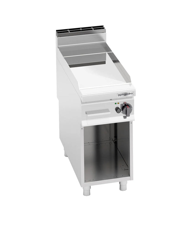 GGM Gastro Commercial Gas Griddle - 10.0kW - Smooth Plate - Cooking area: 395x500mm - on Stand
