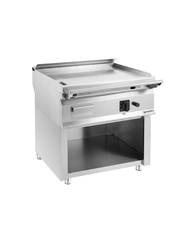 GGM Gastro Commercial Gas Griddle - 12.0kW - Smooth Plate - Cooking area: 795x585mm - on Stand