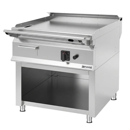 GGM Gastro Commercial Gas Griddle - 12.0kW - Smooth Plate - Cooking area: 795x585mm - on Stand
