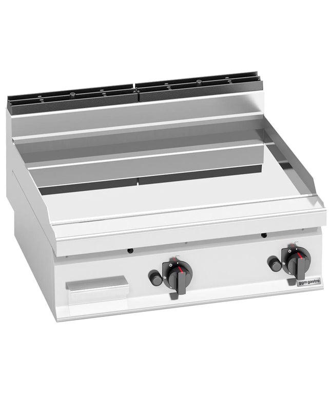 GGM Gastro Commercial Gas Griddle - 13.8kW - Smooth Plate - Cooking area: 795x500mm