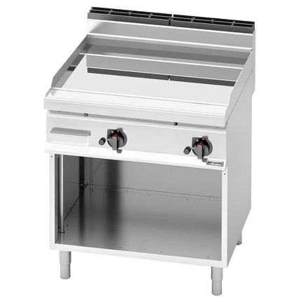 GGM Gastro Commercial Gas Griddle - 13.8kW - Smooth Plate - Cooking area: 795x500mm - on Stand