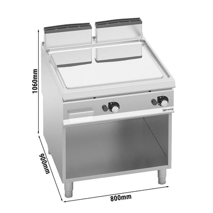 GGM Gastro Commercial Gas Griddle - 14.0kW - Smooth Plate - on Stand