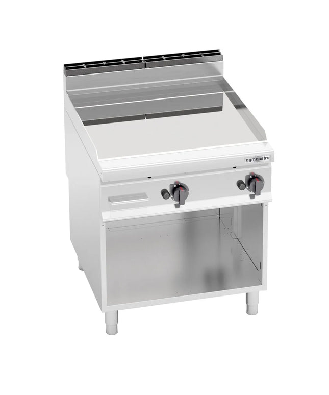 GGM Gastro Commercial Gas Griddle - 20.0kW - Smooth Plate - Cooking area: 796x667mm - on Stand
