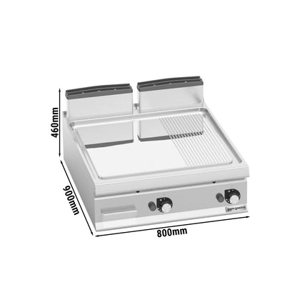 GGM Gastro Commercial Gas Griddle - 20.0kW - Smooth/Ribbed Plate