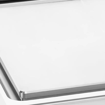 GGM Gastro Commercial Gas Griddle - 20.0kW - Smooth/Ribbed Plate (half & half) - on Stand
