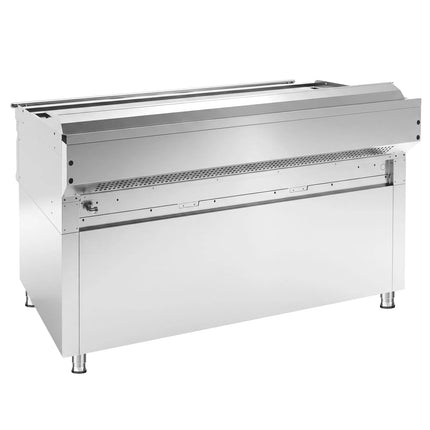 GGM Gastro Commercial Gas Griddle - 24kW - Smooth Plate - Cooking area: 1395x585mm - on Stand