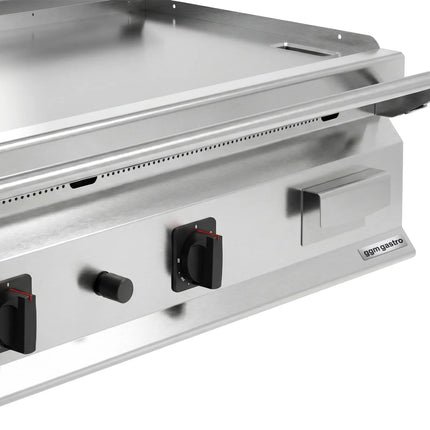 GGM Gastro Commercial Gas Griddle - 24kW - Smooth Plate - Cooking area: 1395x585mm - on Stand