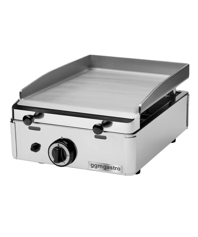 GGM Gastro Commercial Gas Griddle - 3.1kW - Smooth Plate - Cooking area: 383x395mm