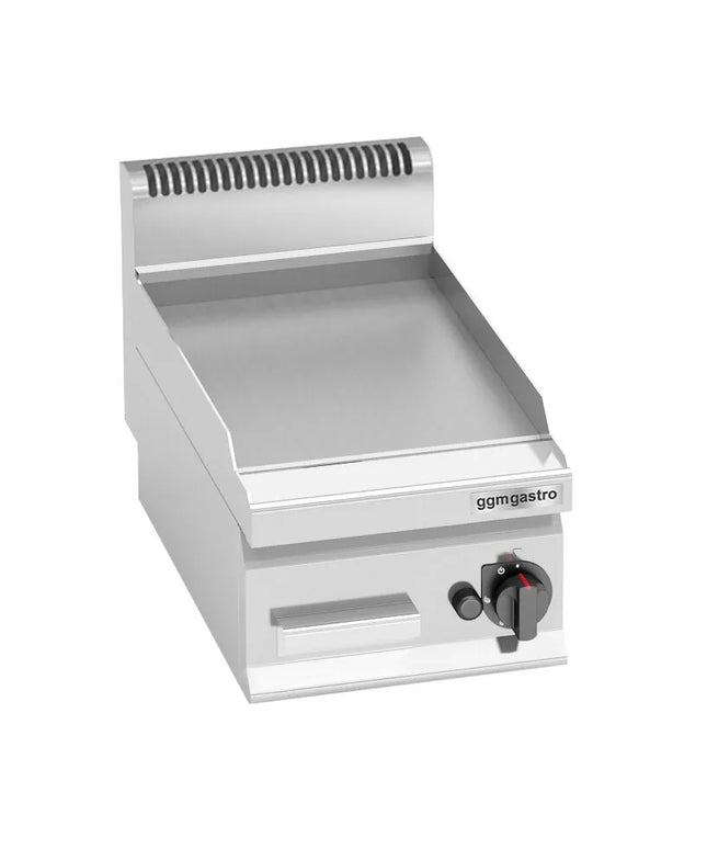 GGM Gastro Commercial Gas Griddle - 4.0kW - Smooth Plate - Cooking area: 296x430mm