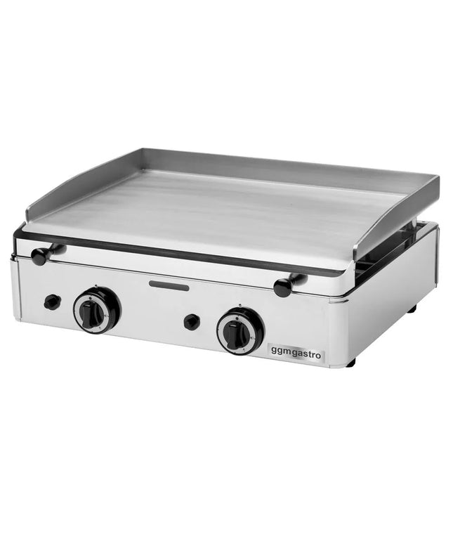 GGM Gastro Commercial Gas Griddle - 5.5kW - Smooth Plate - Cooking area: 583x395mm