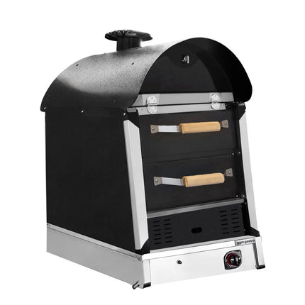 GGM Gastro Commercial Gas Jacket Potato Oven - Manual Controls - 530x1100x740mm - with 2 drawers