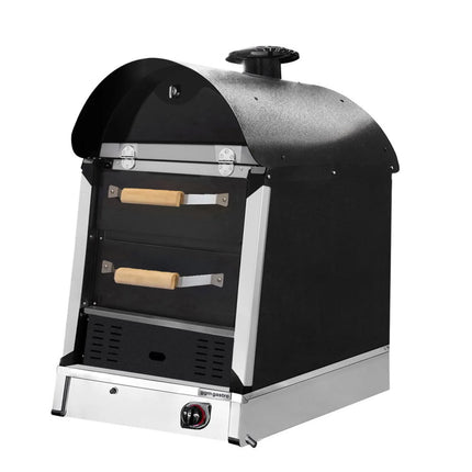 GGM Gastro Commercial Gas Jacket Potato Oven - Manual Controls - 530x1100x740mm - with 2 drawers