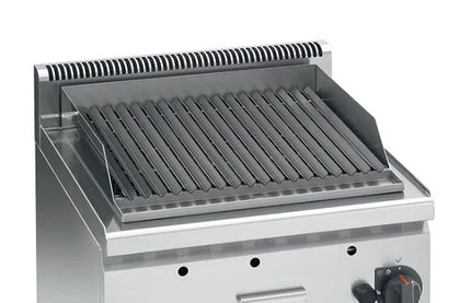 GGM Gastro Commercial Gas Lava Rock Chargrill - 600mm - Countertop - 600mm Deep - 8kW