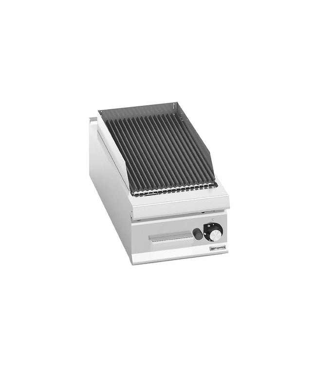 GGM Gastro Commercial Gas Lava Rock Chargrill Paolo 900 Series - 400mm - Countertop - 900mm Deep - 9kW
