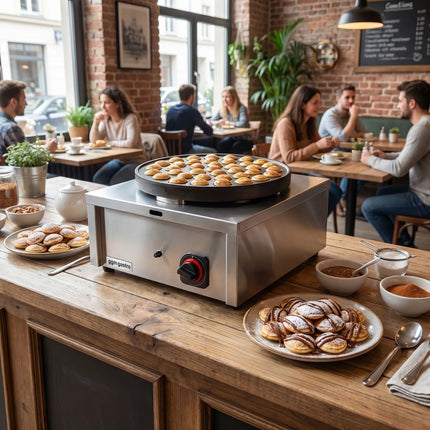 GGM Gastro Commercial Gas Poffertjes Maker - Thermostatic Control