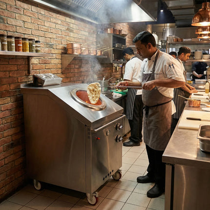 GGM Gastro Commercial Gas Tandoor Oven - Manual Controls - 64.8kW - 706x1441x995mm - stainless steel