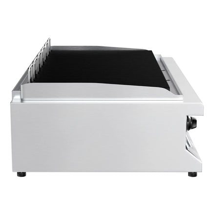 GGM Gastro Commercial Gas Water Grill - 15.6kW - Countertop - Cast-Iron Cooking Grids - 730mm Deep - 6 Grill Grids