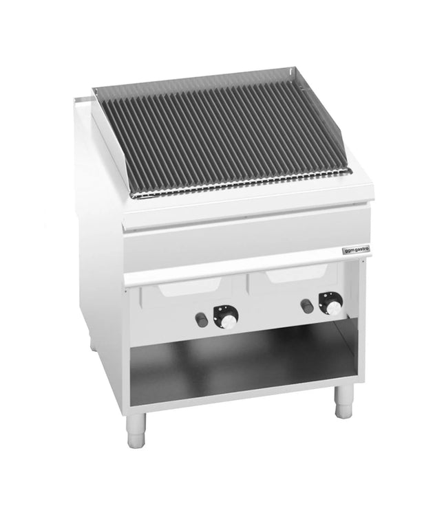 GGM Gastro Commercial Gas Water Grill Paolo 900 Series - 24kW - Freestanding - with Leg Stand - 900mm Deep