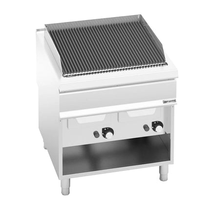 GGM Gastro Commercial Gas Water Grill Paolo 900 Series - 24kW - Freestanding - with Leg Stand - 900mm Deep