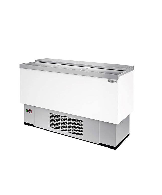 GGM Gastro Commercial Glass Lid Chest Freezer - White - 305L