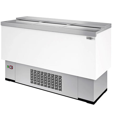 GGM Gastro Commercial Glass Lid Chest Freezer - White - 305L