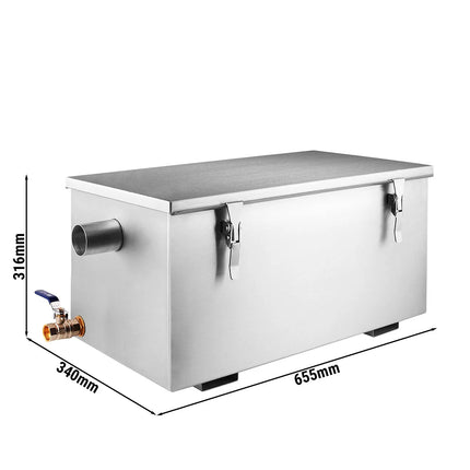 GGM Gastro Commercial Grease Trap - 20L - for up to 50 covers/day