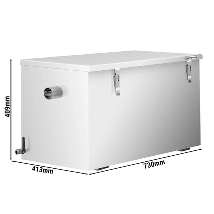 GGM Gastro Commercial Grease Trap - 44L - with solids basket 16L - for up to 100 covers/day