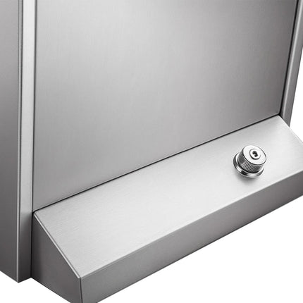 GGM Gastro Commercial Hand Wash Sink - Stainless steel - with foot-operated tap, soap dispenser