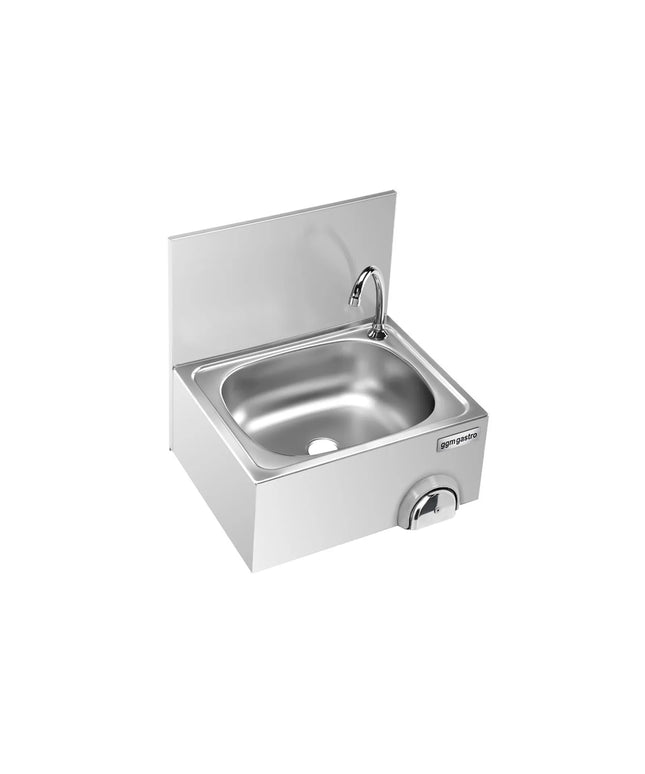 GGM Gastro Commercial Hand Wash Sink - Stainless steel - with knee-operated tap