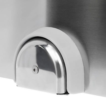 GGM Gastro Commercial Hand Wash Sink - Stainless steel - with knee-operated tap, soap dispenser
