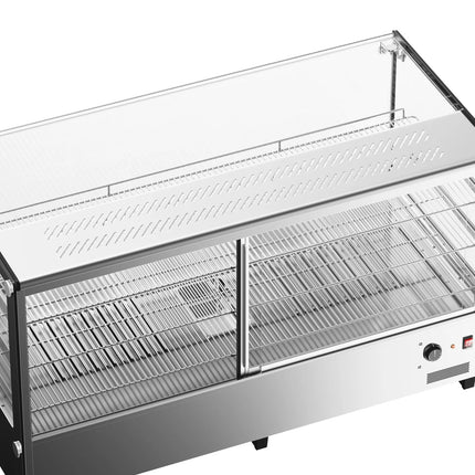GGM Gastro Commercial Heated Display Cabinet - 1219mm - 1.8kW - with 3 shelves