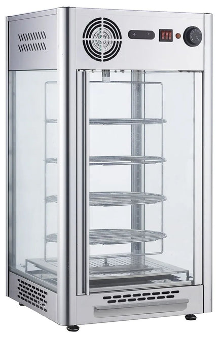 GGM Gastro Commercial Heated Display Cabinet - 470mm - 1.2kW - with 4 shelves