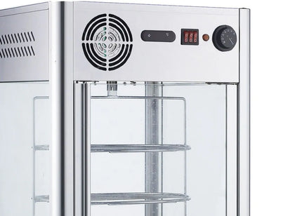GGM Gastro Commercial Heated Display Cabinet - 470mm - 1.2kW - with 4 shelves