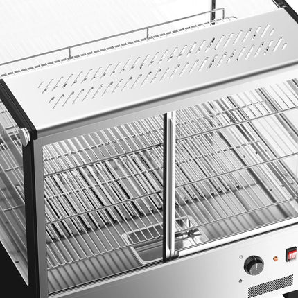 GGM Gastro Commercial Heated Display Cabinet - 702mm - 1.1kW - with 3 shelves