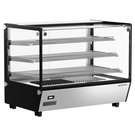 GGM Gastro Commercial Heated Display Cabinet - 880mm - 1.5kW - with 3 shelves